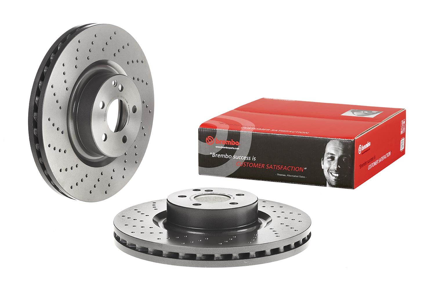 Brembo Premium UV Coated Brake Rotors 09.C943.11