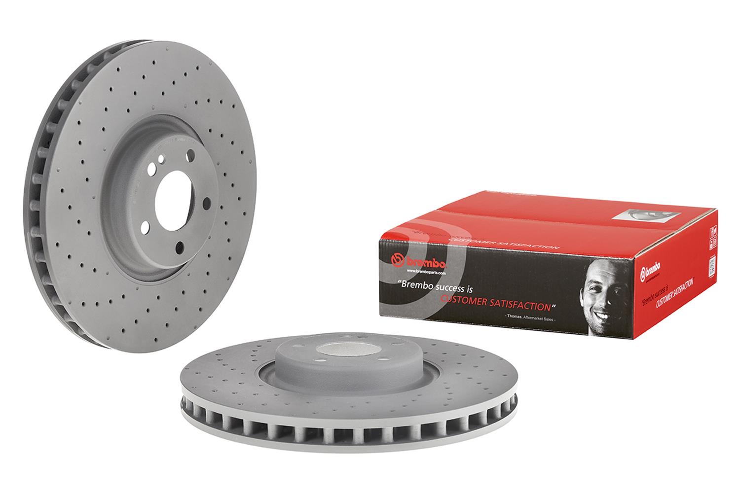 Brembo Premium UV Coated Brake Rotors 09.D524.13