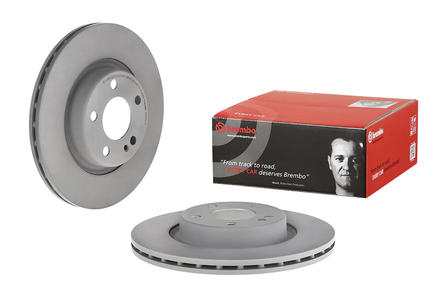 Brembo Premium UV Coated Brake Rotors 09.D533.13