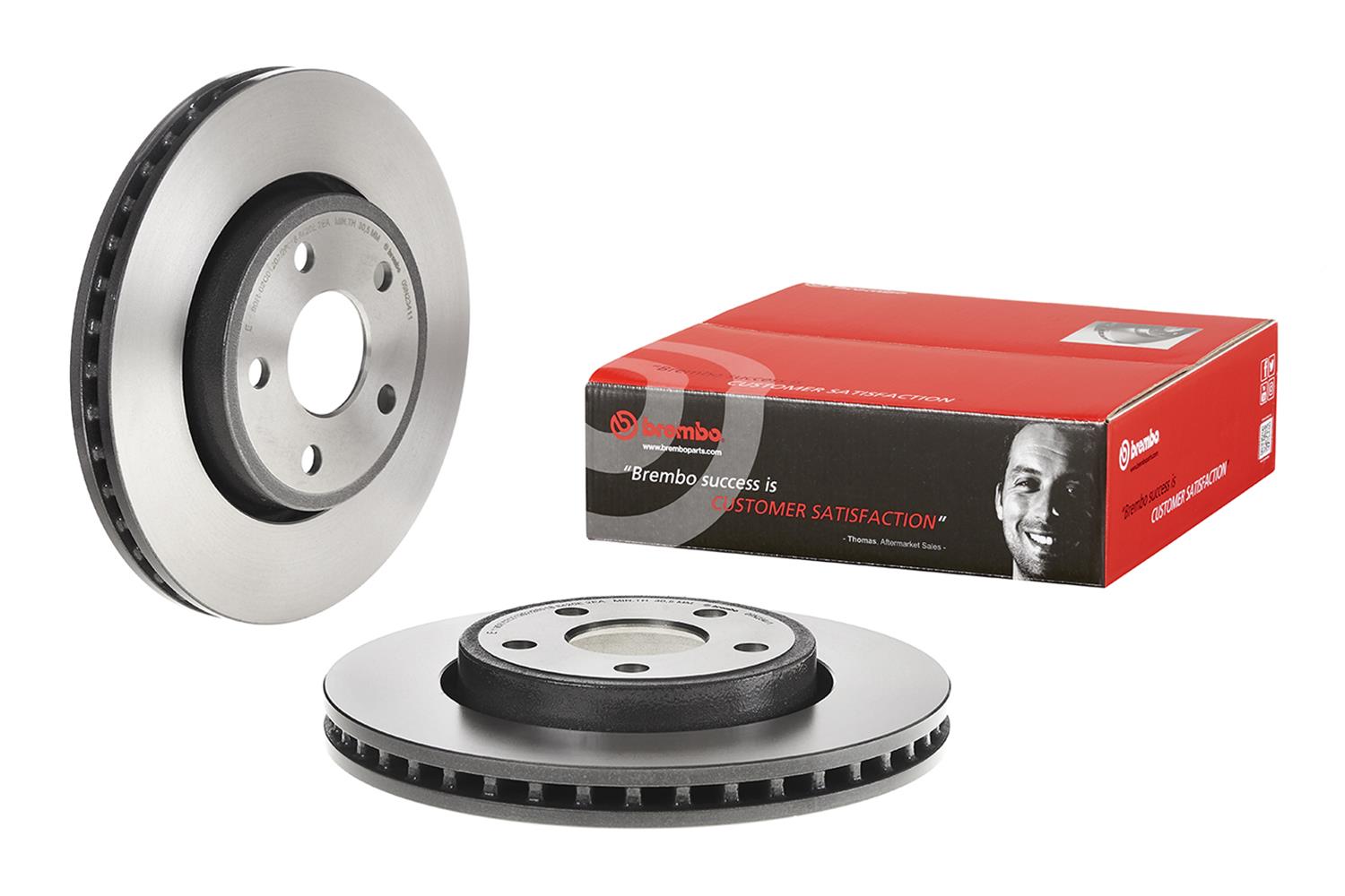 Brembo Premium UV Coated Brake Rotors 09.N234.11