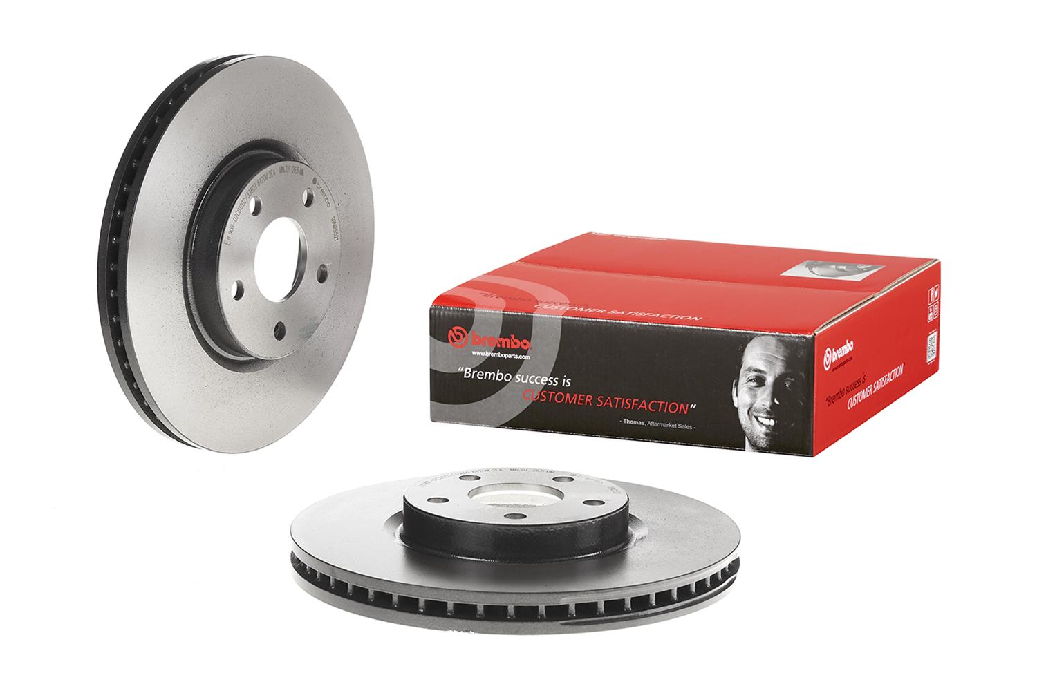 Brembo Premium UV Coated Brake Rotors 09.N255.21
