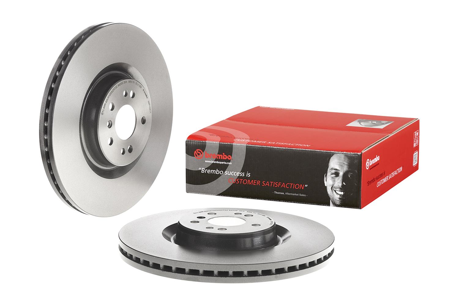 Brembo Premium UV Coated Brake Rotors 09.R105.11
