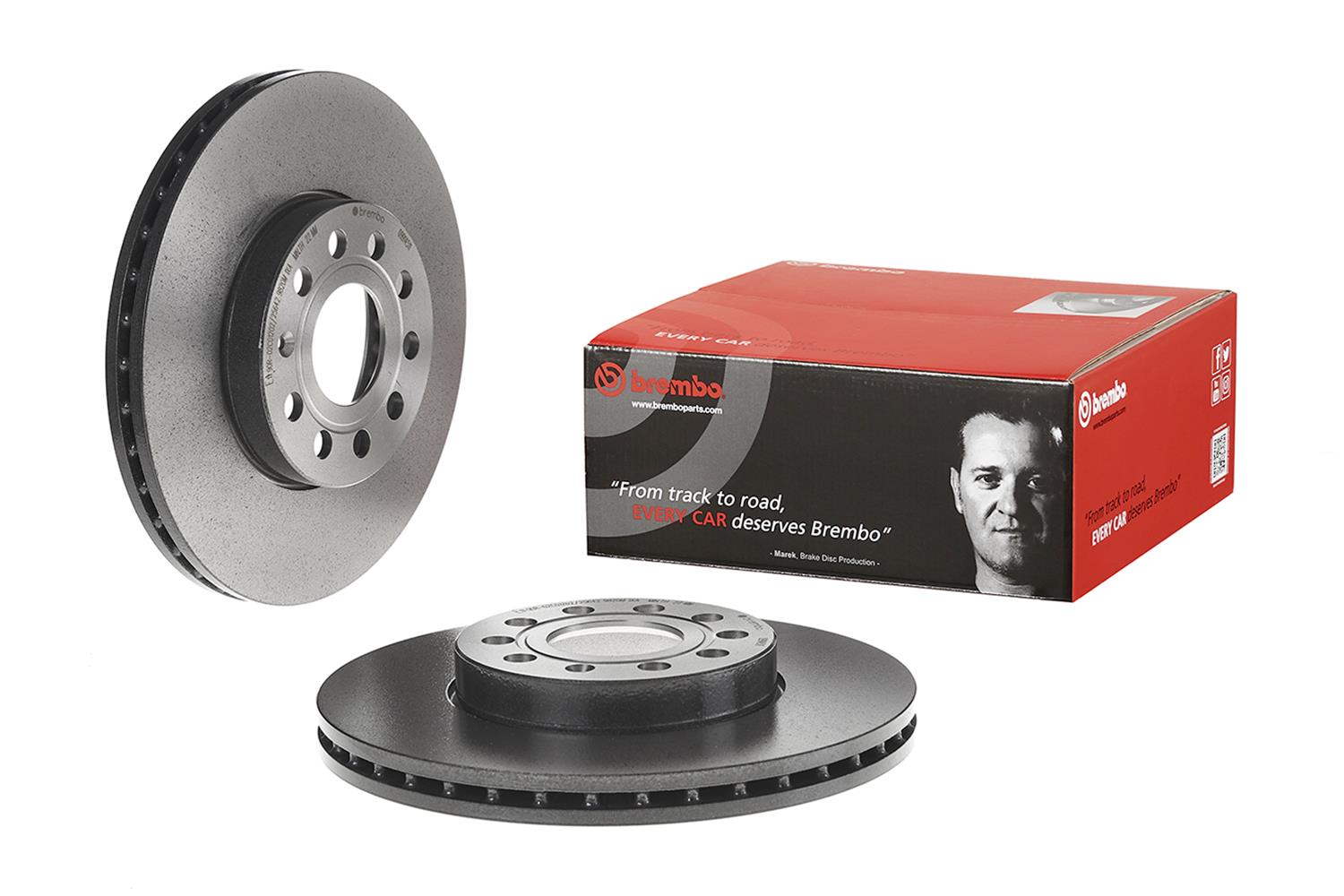Brembo Disc Brake Pad and Rotor Kits KT04328