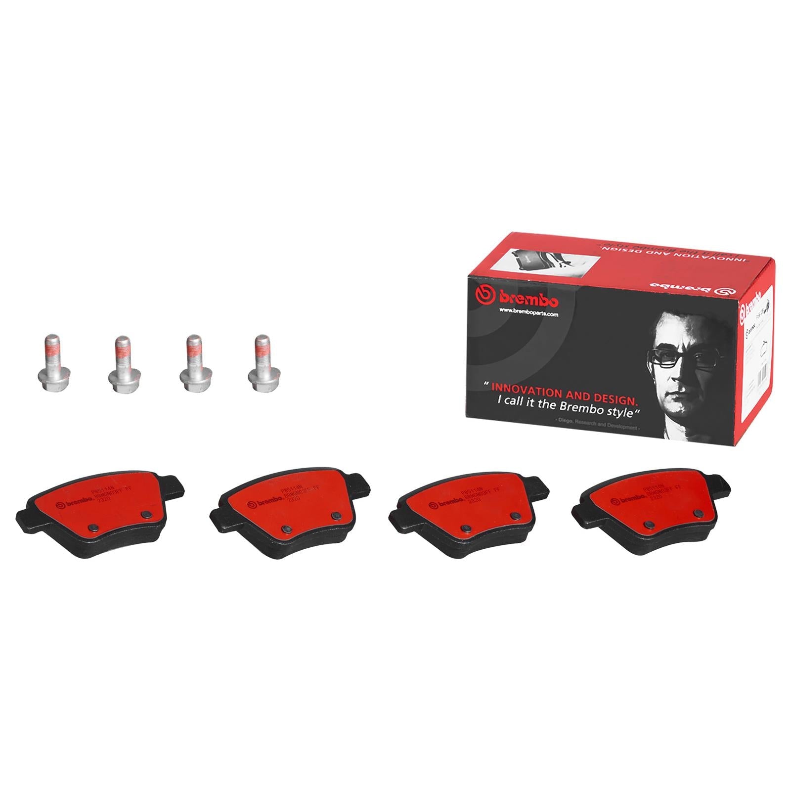 Brembo Disc Brake Pad and Rotor Kits KTX4040