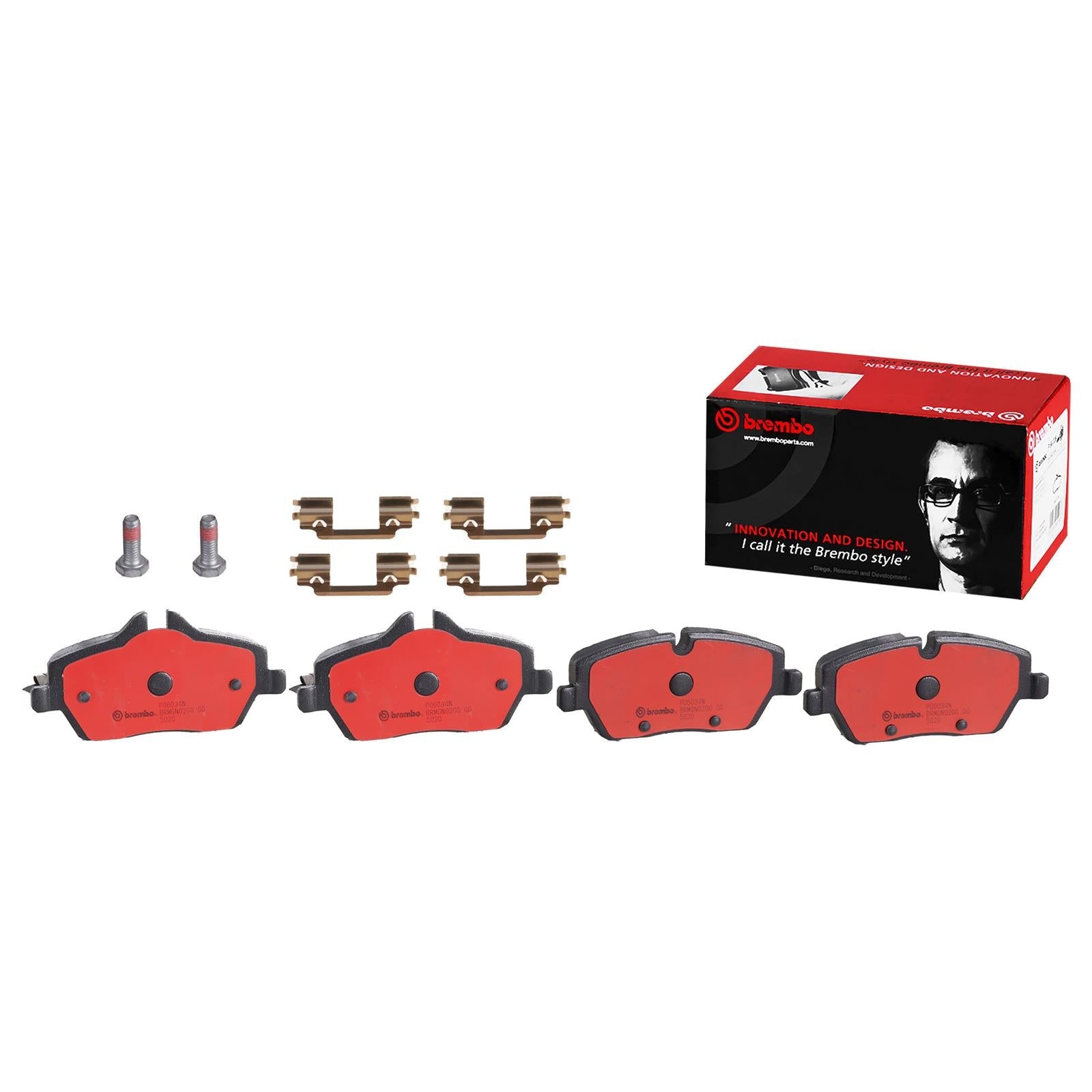 Brembo Disc Brake Pad and Rotor Kits KTX4020