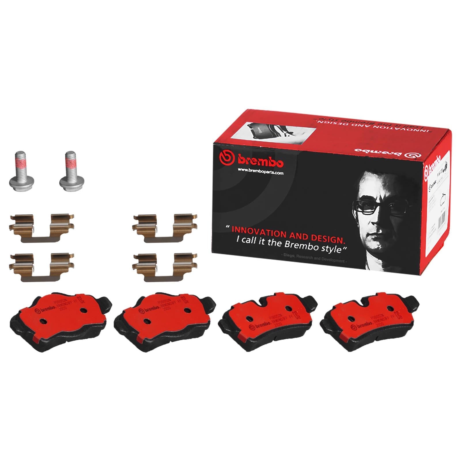 Brembo Disc Brake Pad and Rotor Kits KT04144