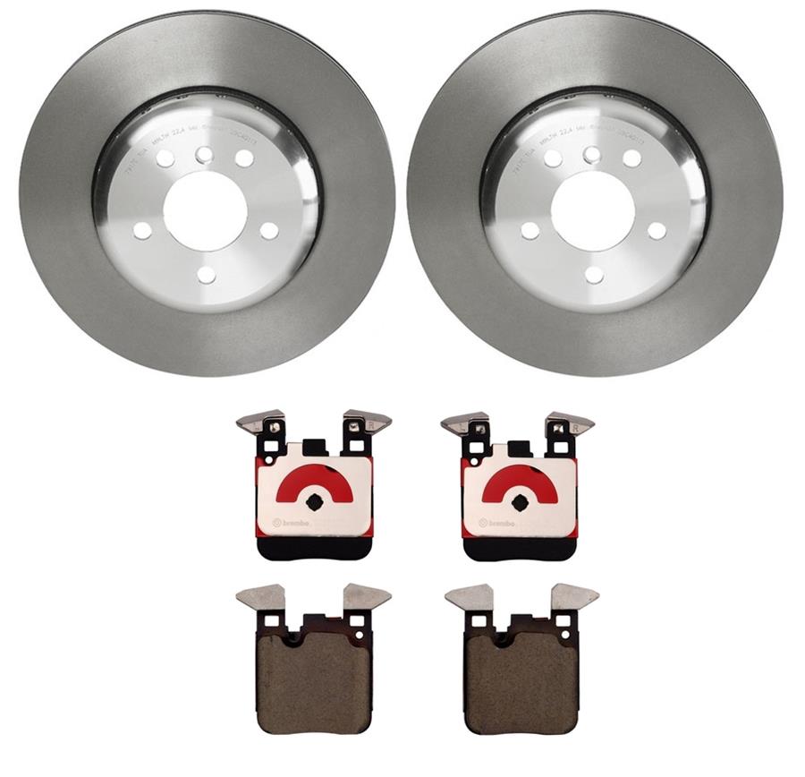 Brembo Disc Brake Pad and Rotor Kits KT00377