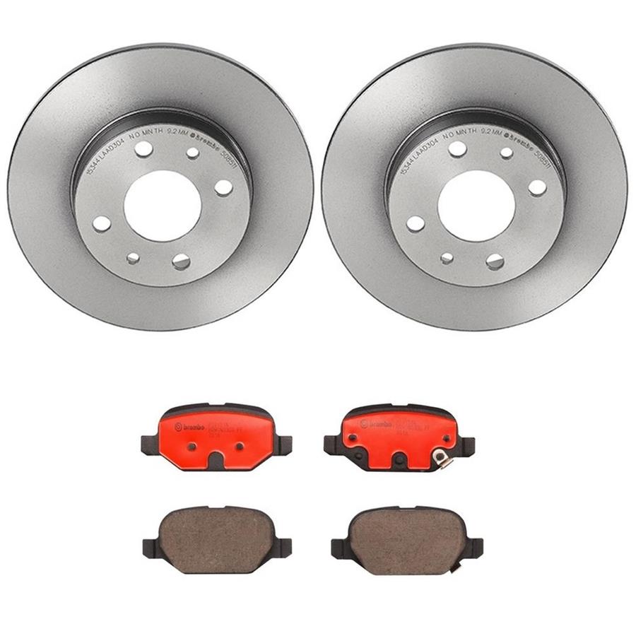 Brembo Disc Brake Pad and Rotor Kits KT00464