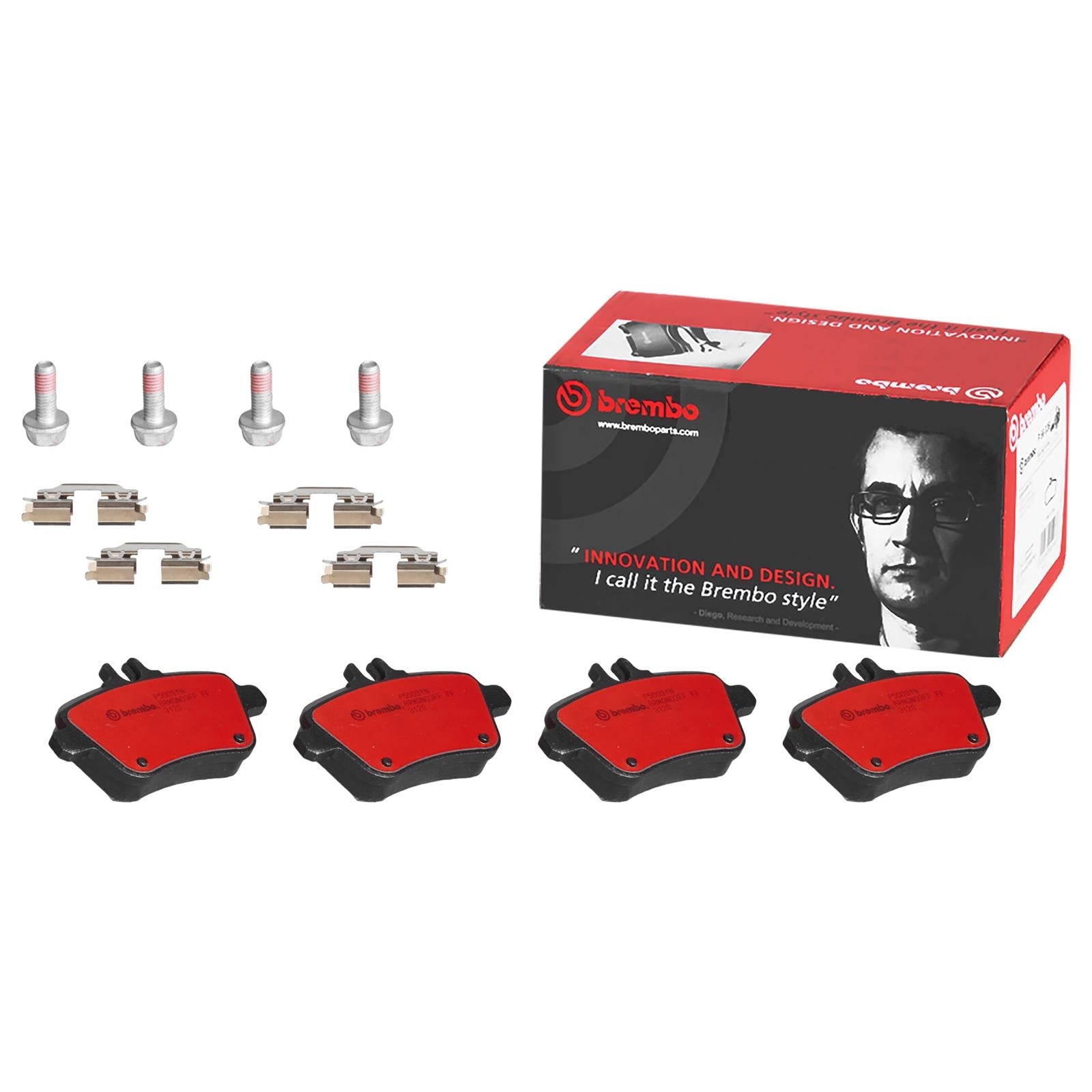 Brembo Disc Brake Pad and Rotor Kits KTX4058