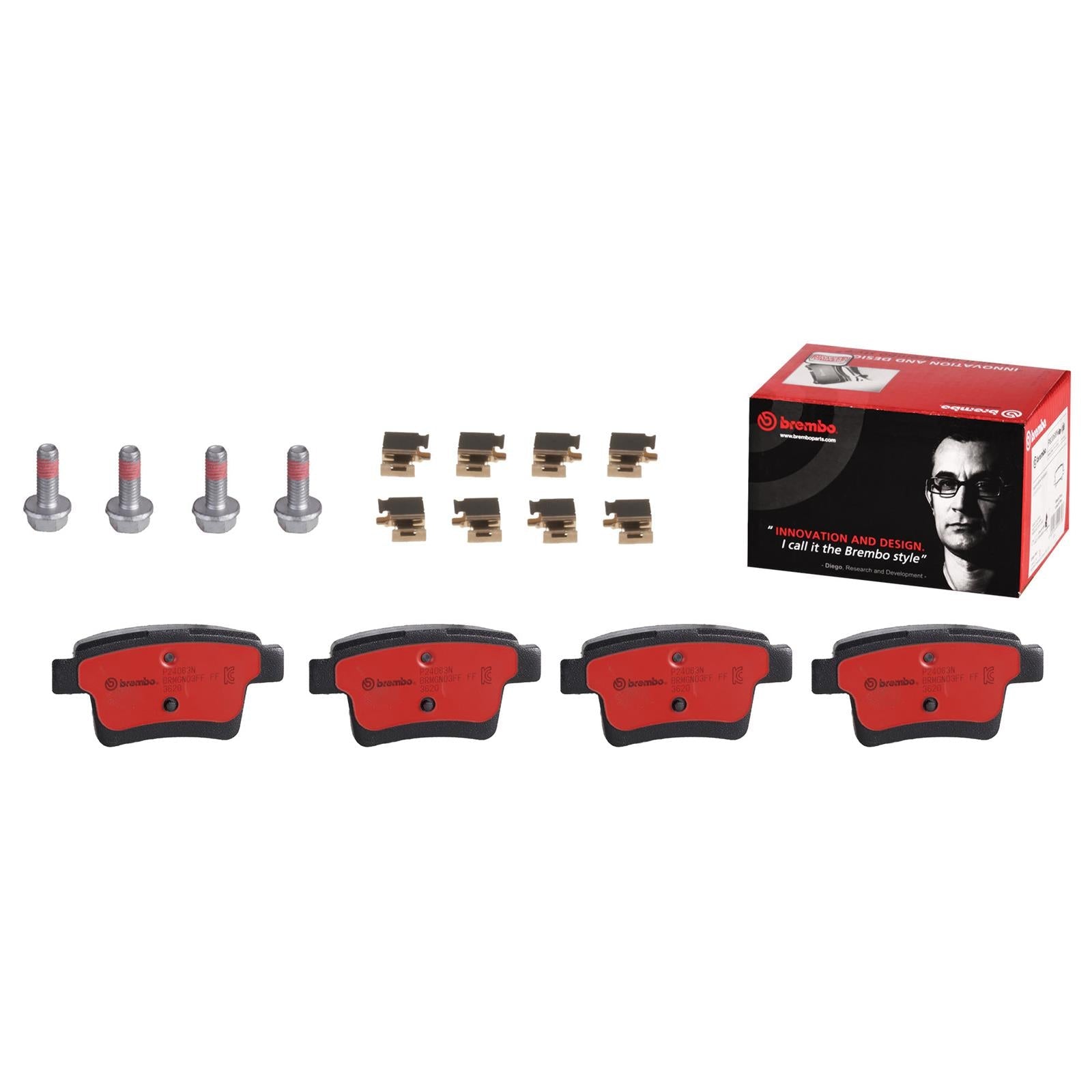 Brembo Disc Brake Pad and Rotor Kits KTX4065