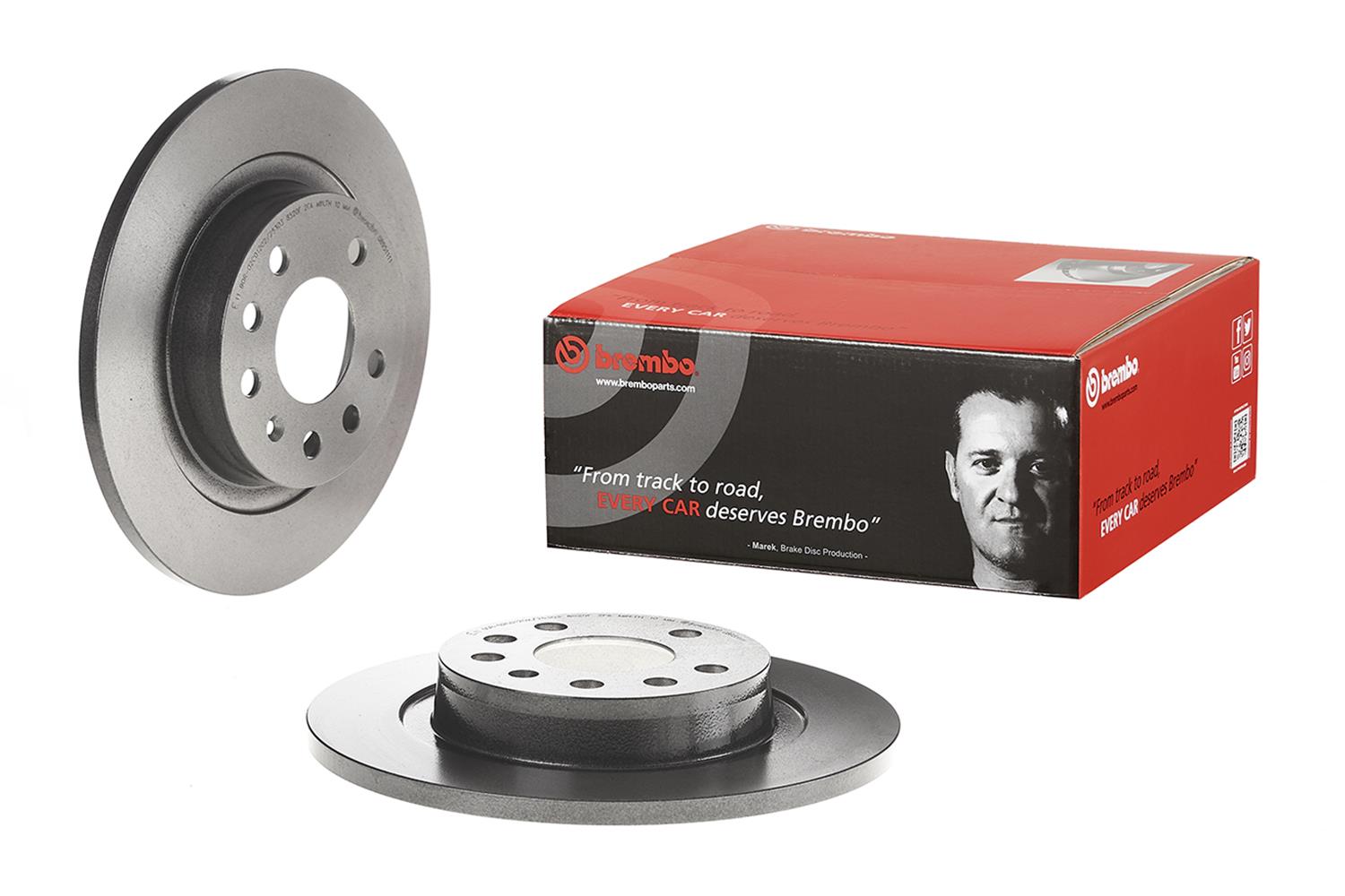 Brembo Disc Brake Pad and Rotor Kits KT00808