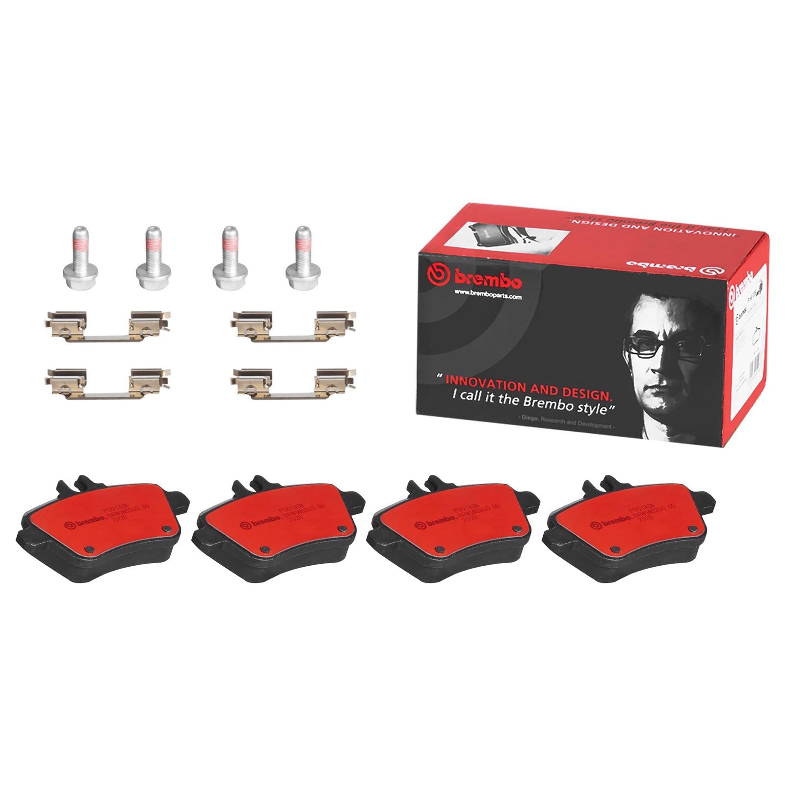Brembo Disc Brake Pad and Rotor Kits KT04320