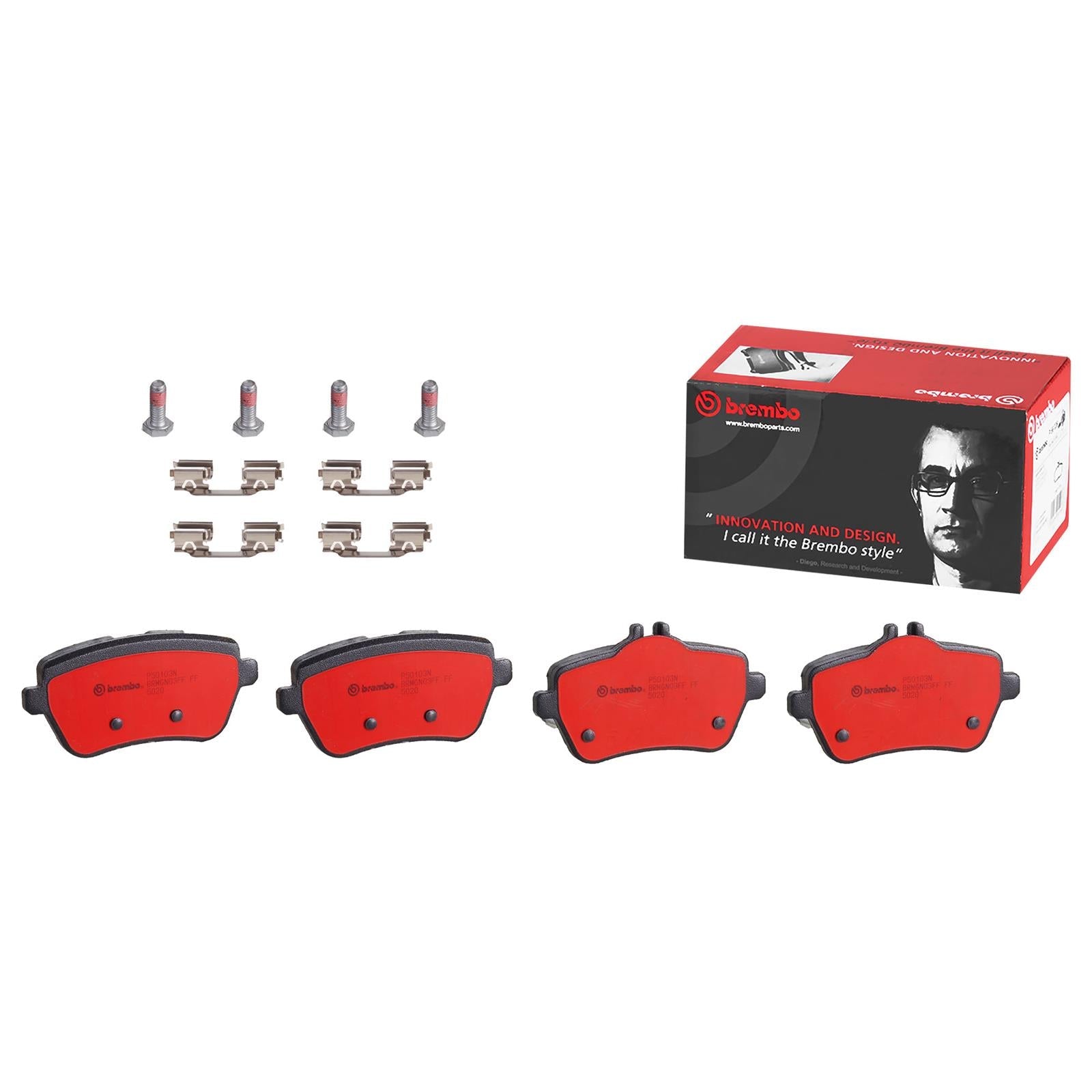 Brembo Disc Brake Pad and Rotor Kits KT04509