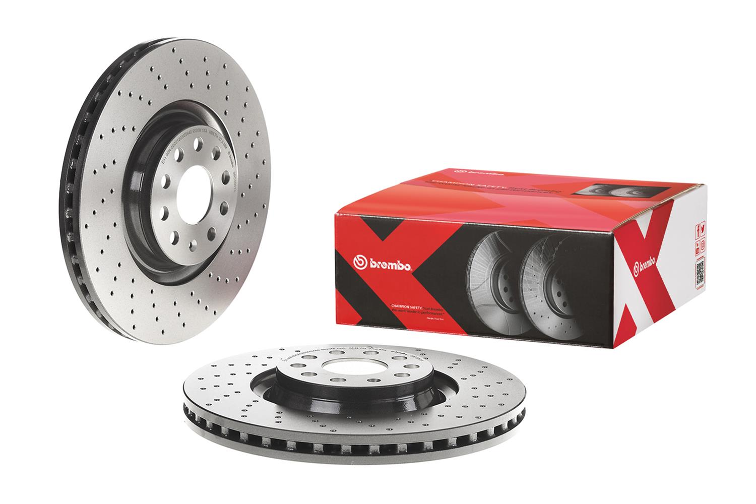 Brembo Disc Brake Pad and Rotor Kits KTX4024