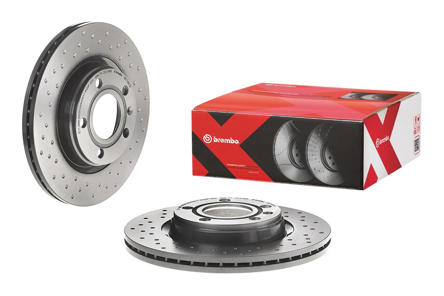 Brembo Disc Brake Pad and Rotor Kits KTX4062