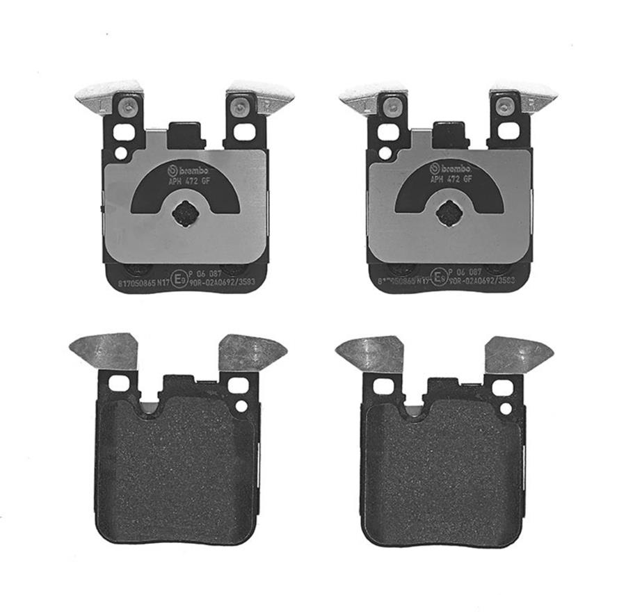 Brembo Disc Brake Pad and Rotor Kits KT04423