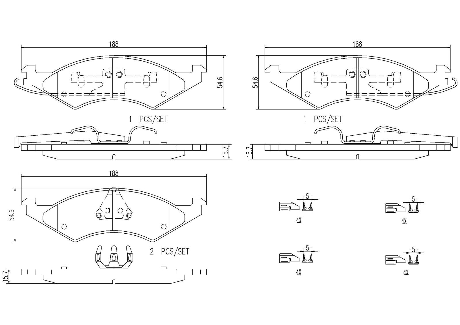 Brembo NAO Ceramic Brake Pads P24093N