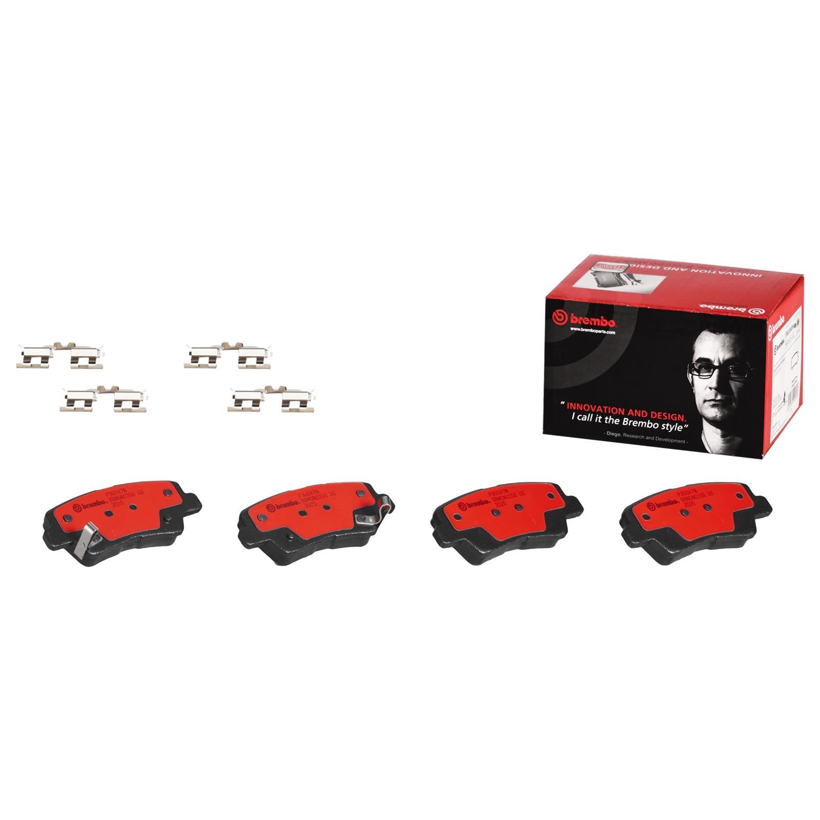 Brembo NAO Ceramic Brake Pads P30047N
