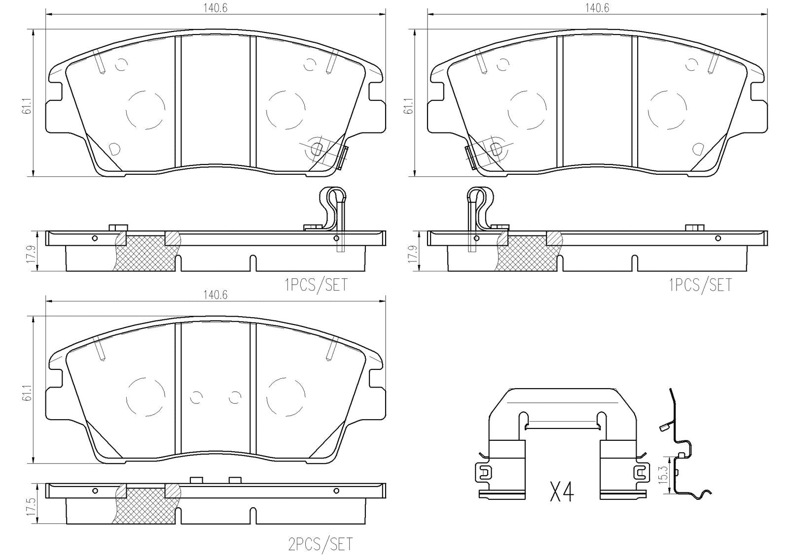 Brembo Disc Brake Pad and Rotor Kits KT00A33