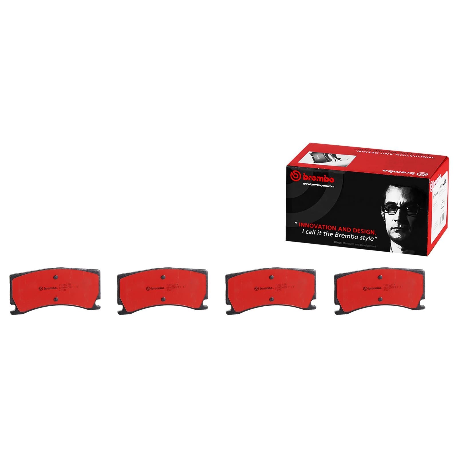 Brembo NAO Ceramic Brake Pads P36024N
