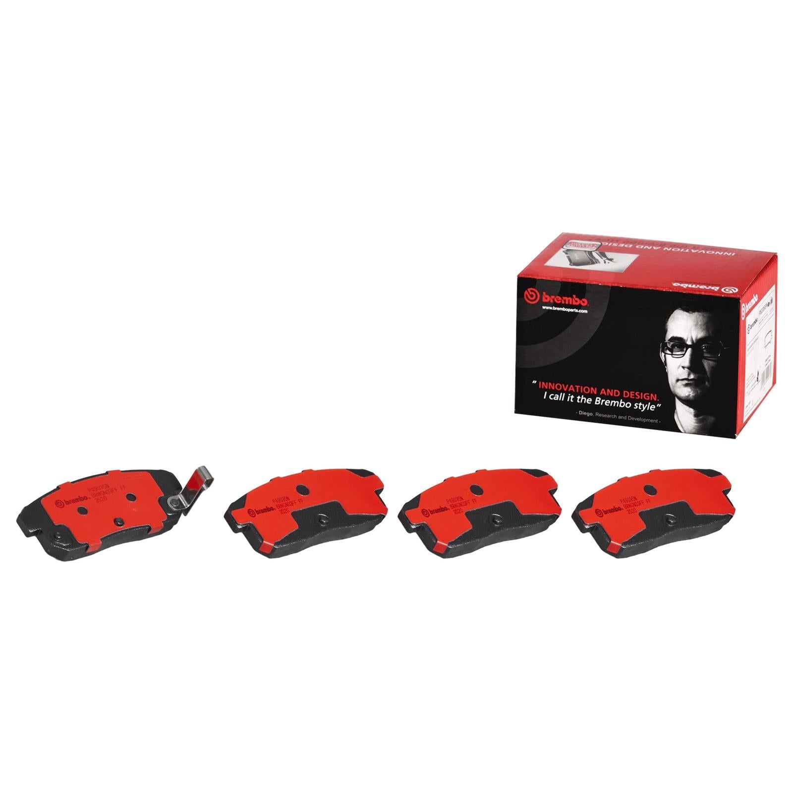 Brembo NAO Ceramic Brake Pads P49035N