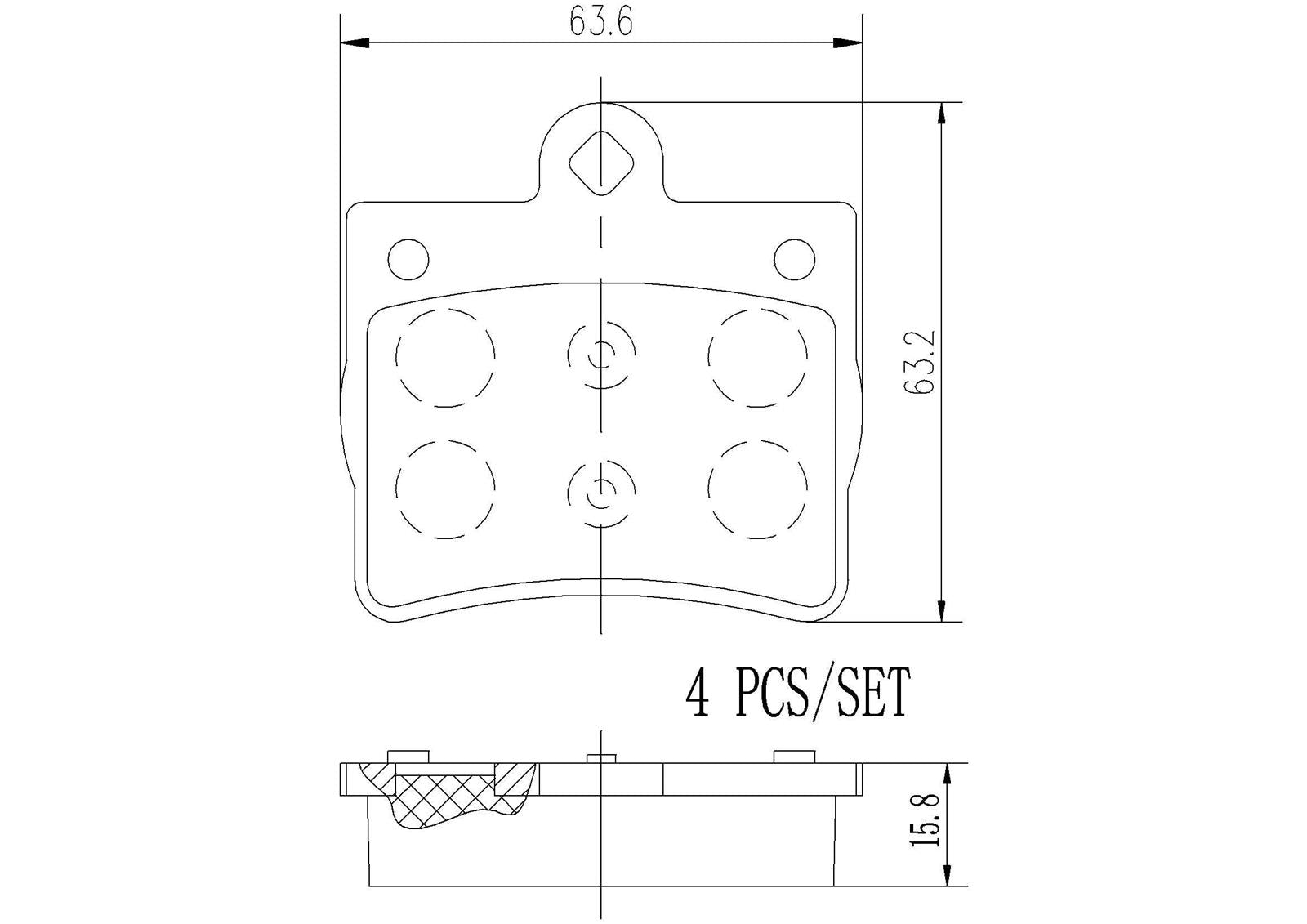 Brembo NAO Ceramic Brake Pads P50024N