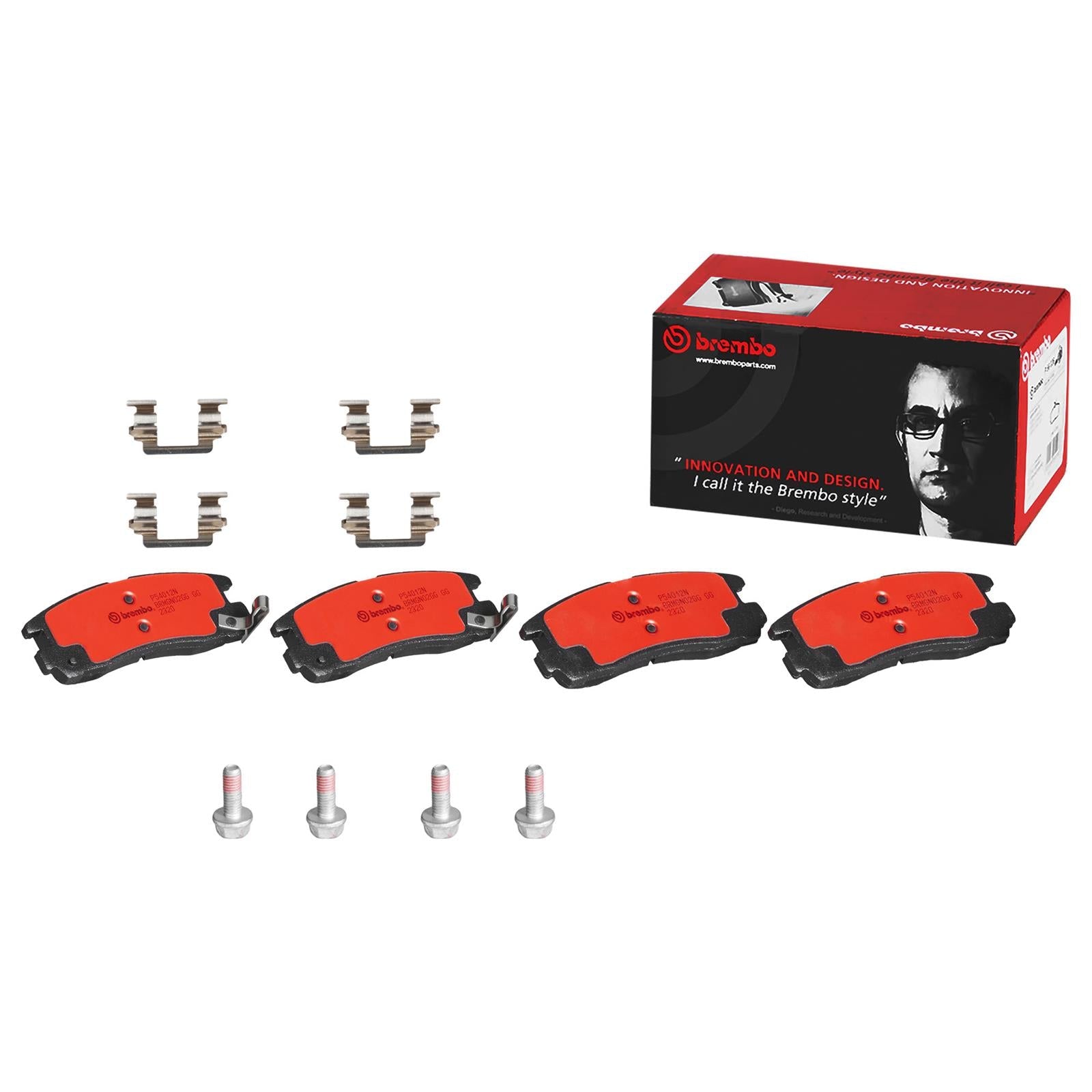Brembo NAO Ceramic Brake Pads P54012N