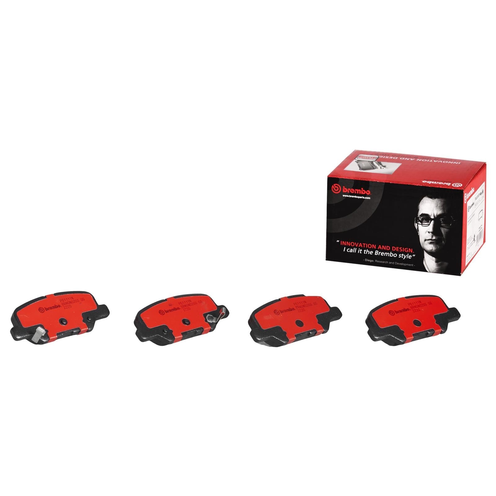Brembo NAO Ceramic Brake Pads P61111N