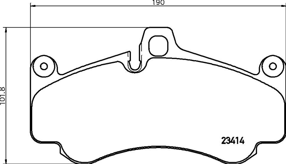 Brembo NAO Ceramic Brake Pads P65032N