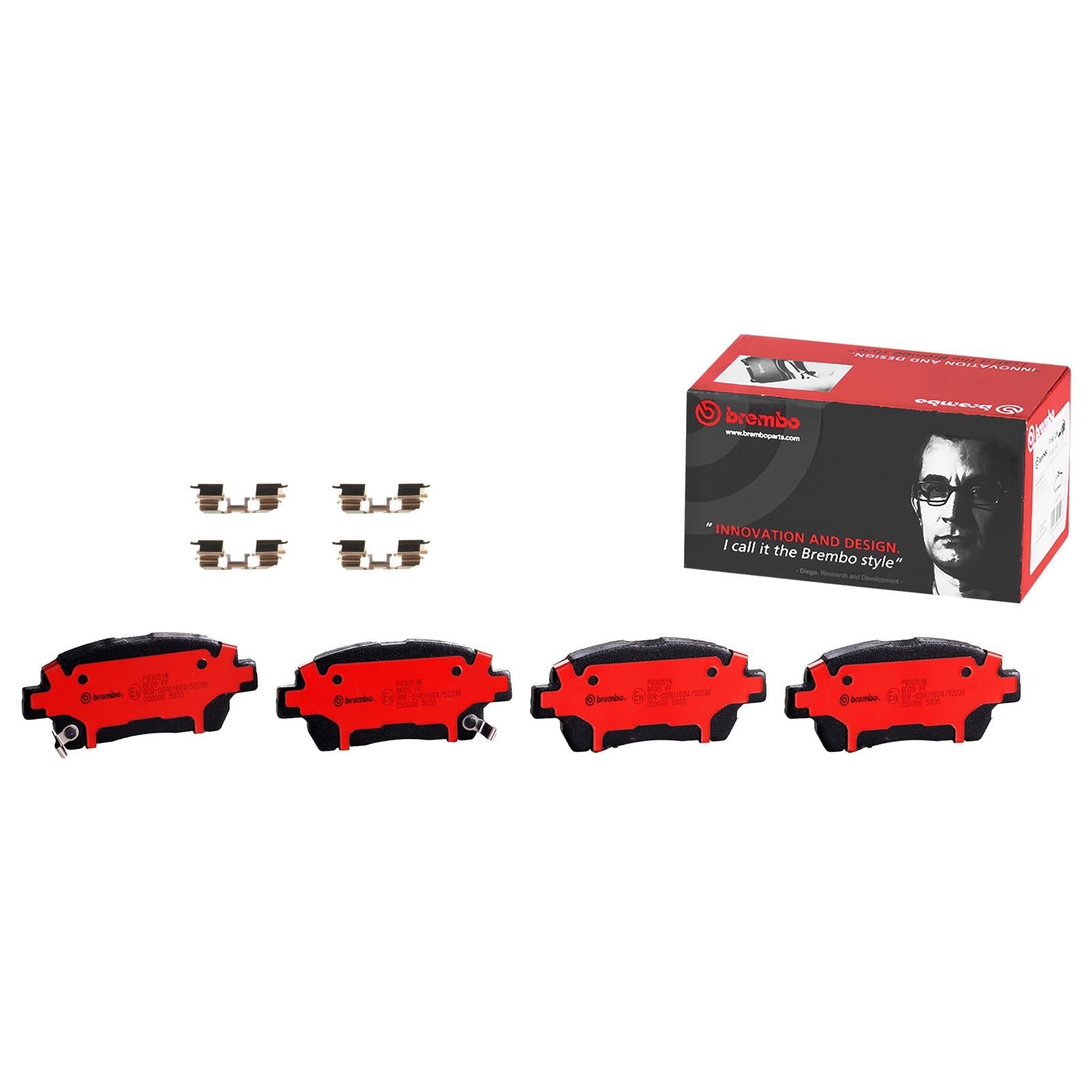 Brembo NAO Ceramic Brake Pads P83051N