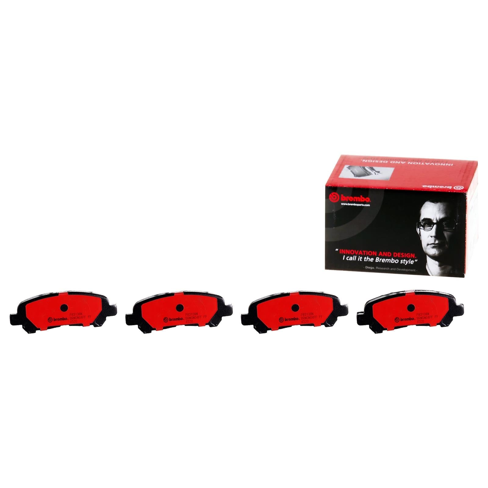 Brembo NAO Ceramic Brake Pads P83138N