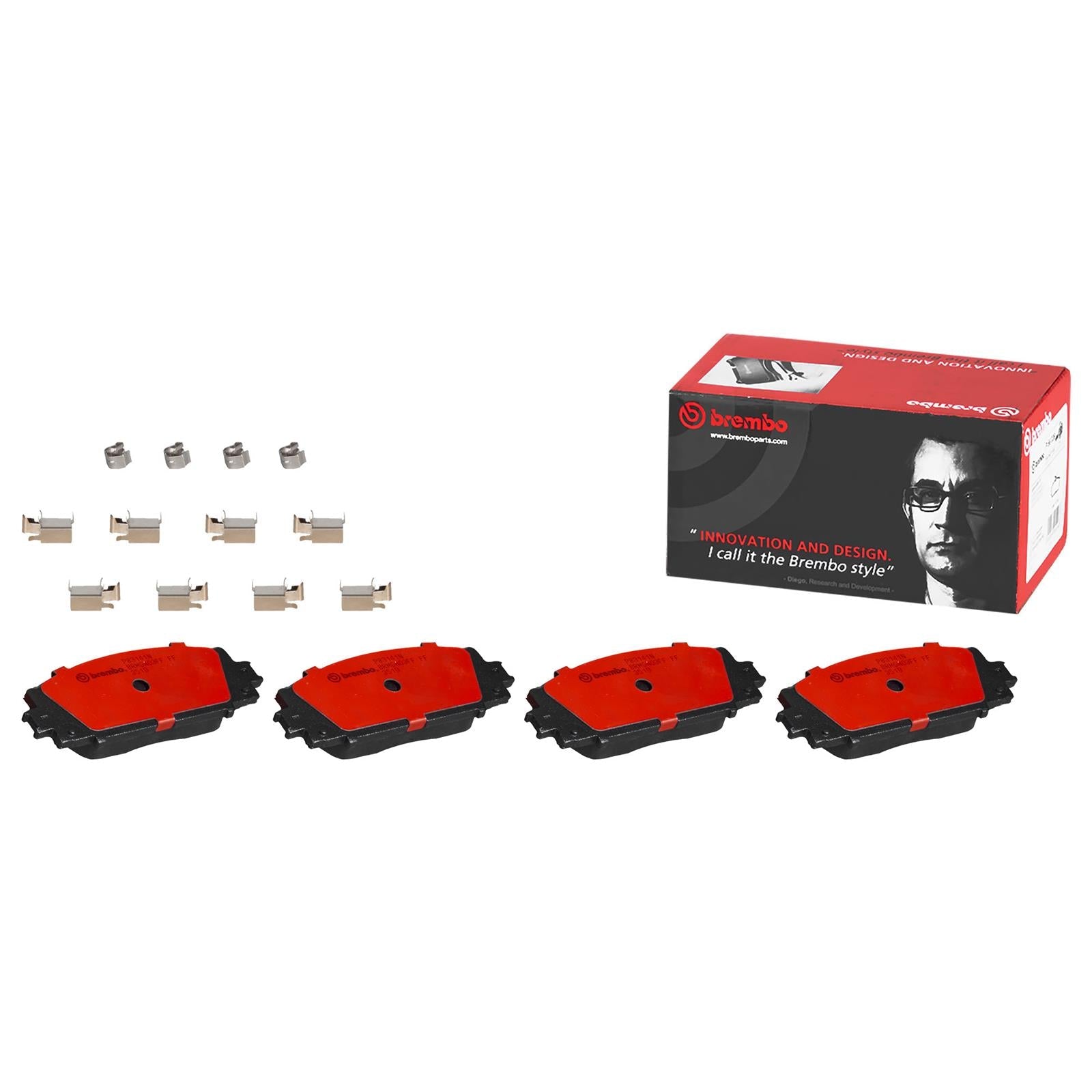 Brembo NAO Ceramic Brake Pads P83141N