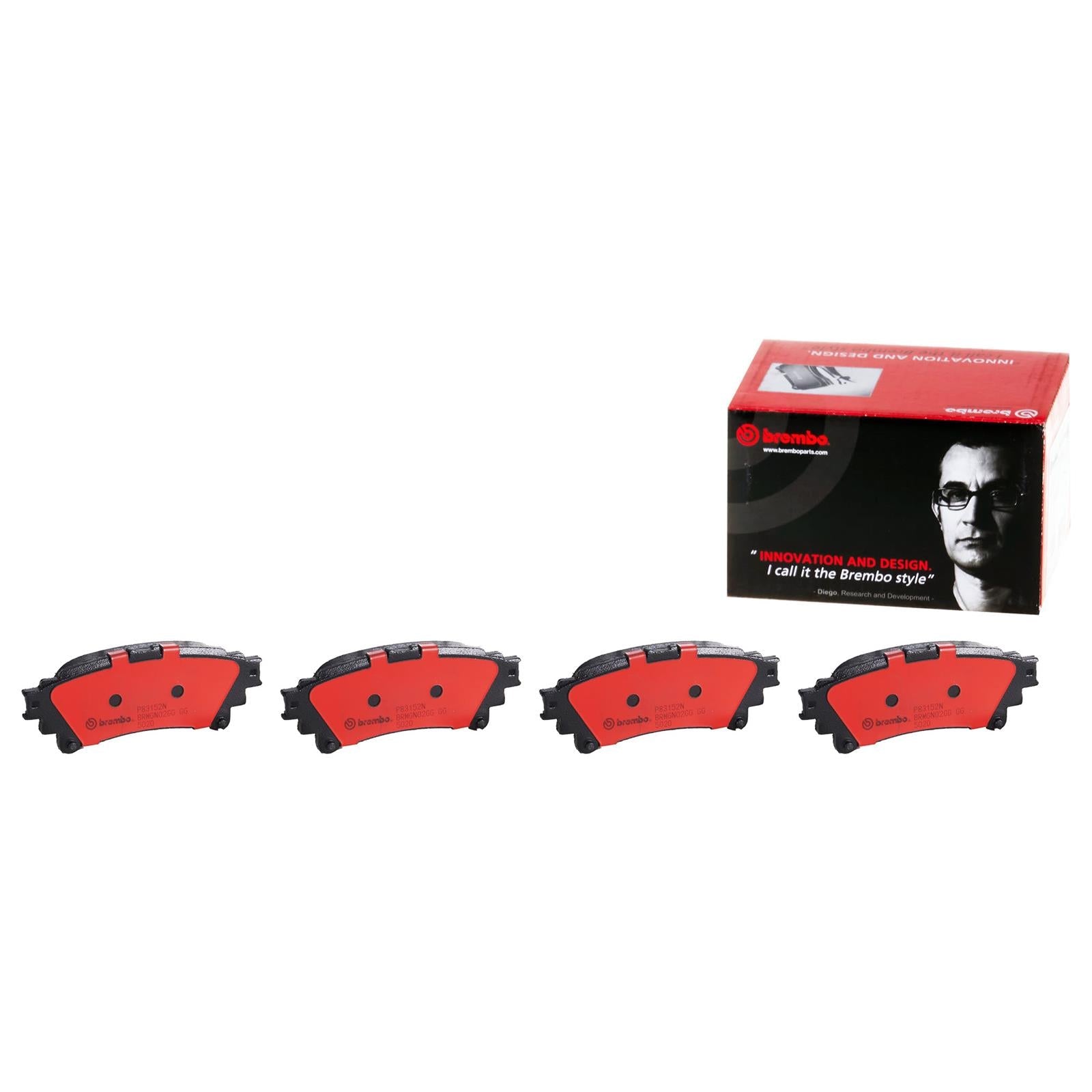 Brembo NAO Ceramic Brake Pads P83152N