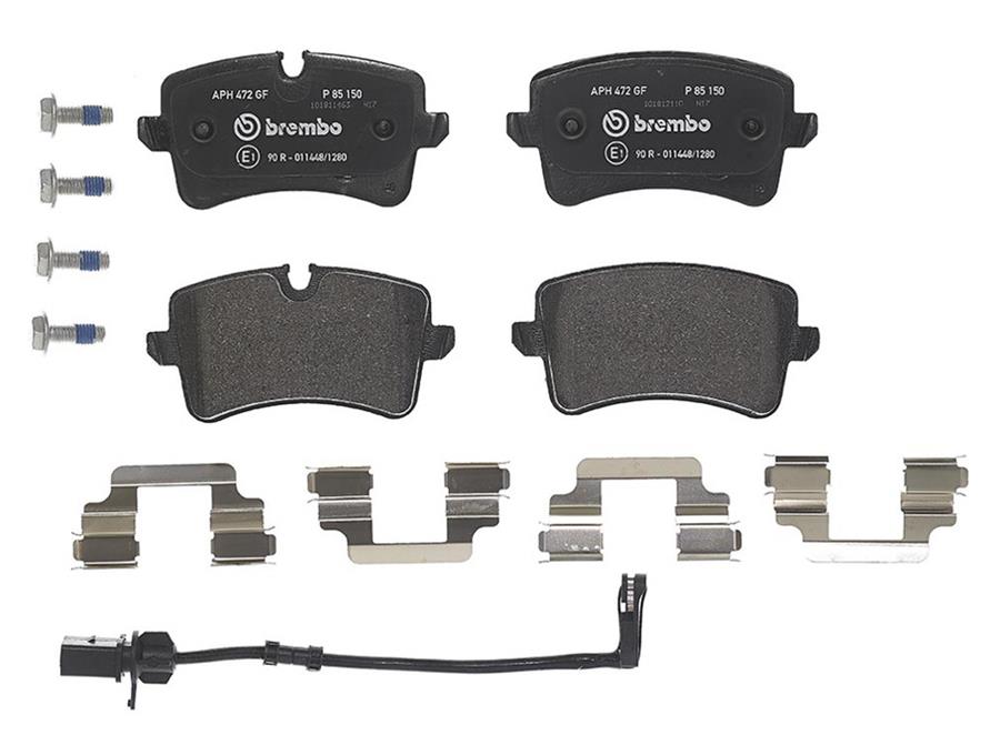 Brembo Disc Brake Pad and Rotor Kits KT04485