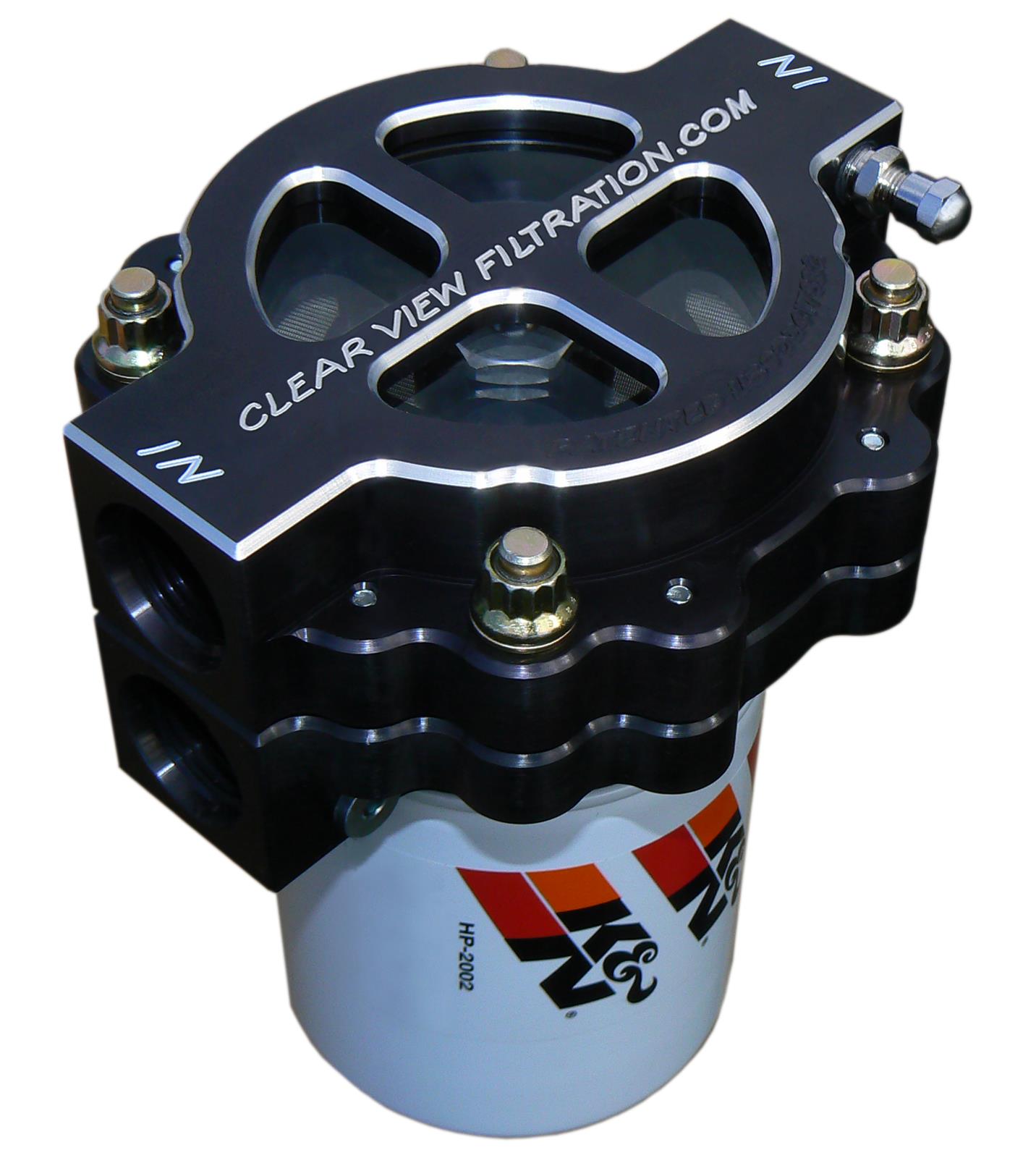 Clear View Filtration Screw-On See Through Oil Filters 400-115-B