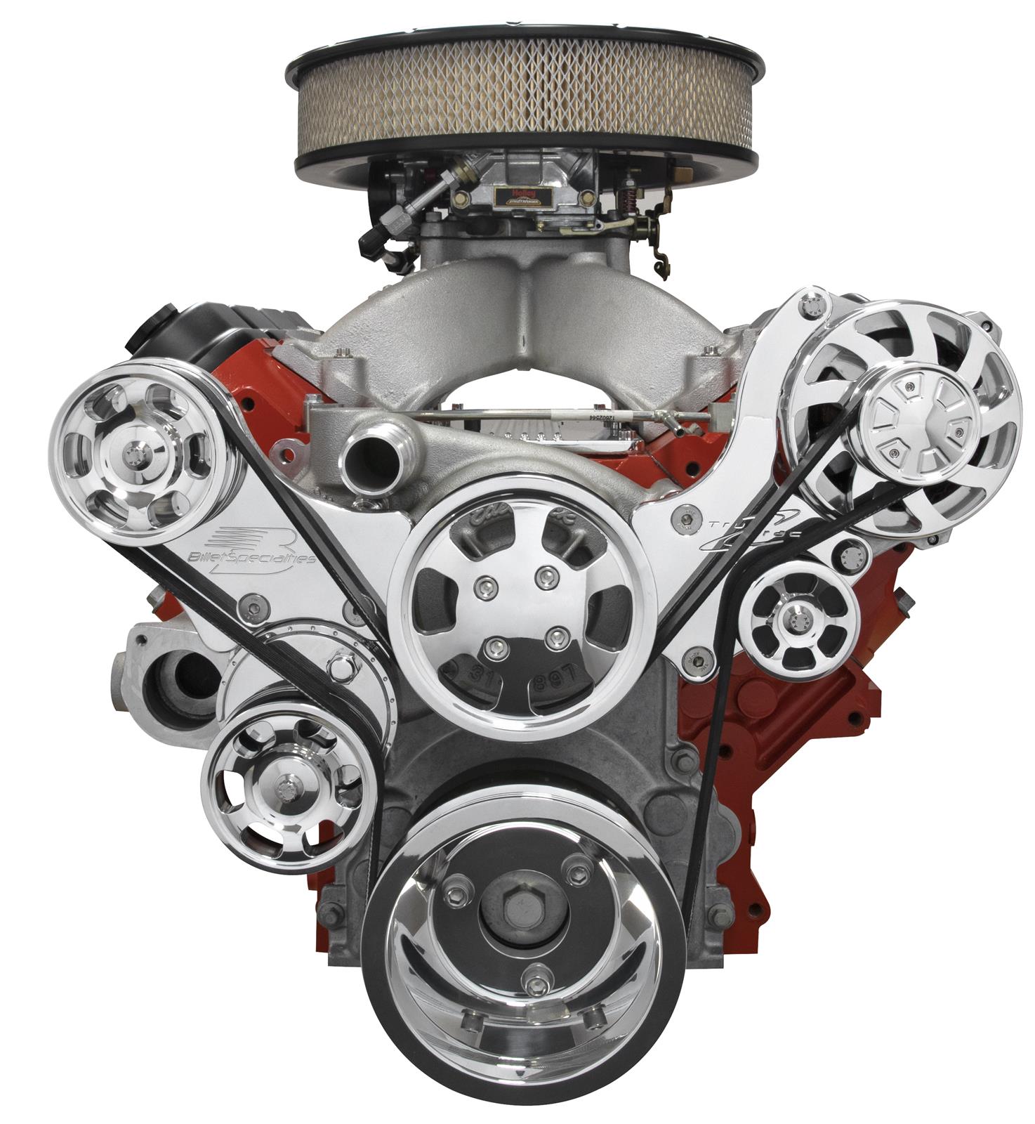 Billet Specialties Tru Trac Serpentine Systems without A/C 13495A