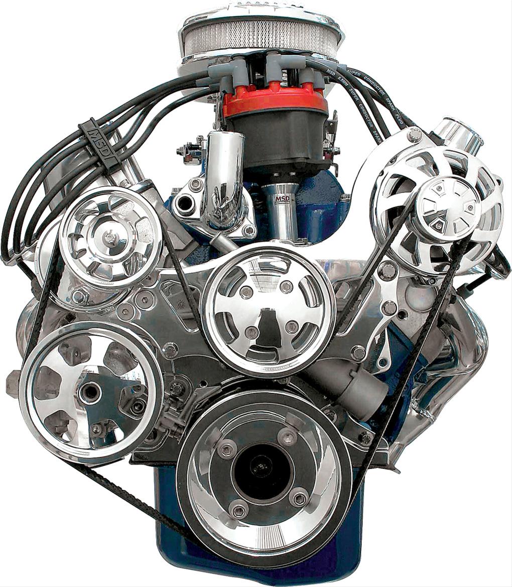 Billet Specialties Tru Trac Serpentine Systems without A/C 13605