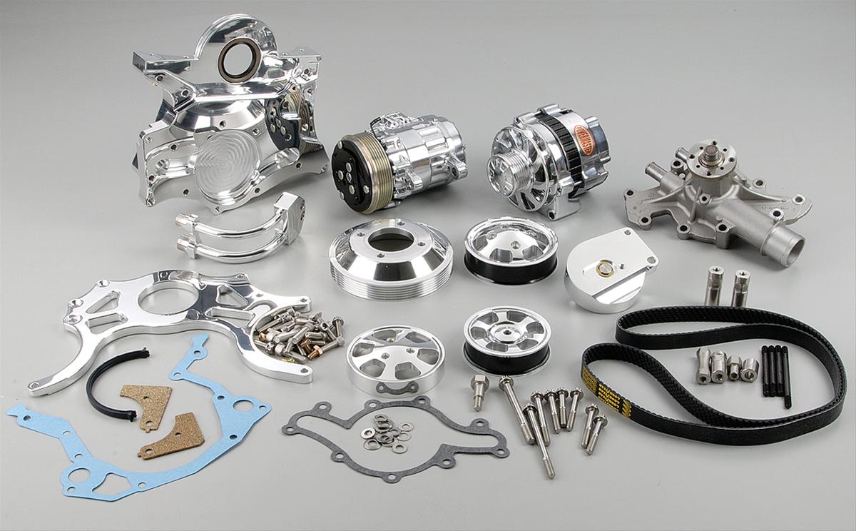 Billet Specialties Tru Trac Serpentine Systems with A/C 13620