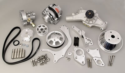 Billet Specialties Tru Trac Serpentine Systems without A/C 14225