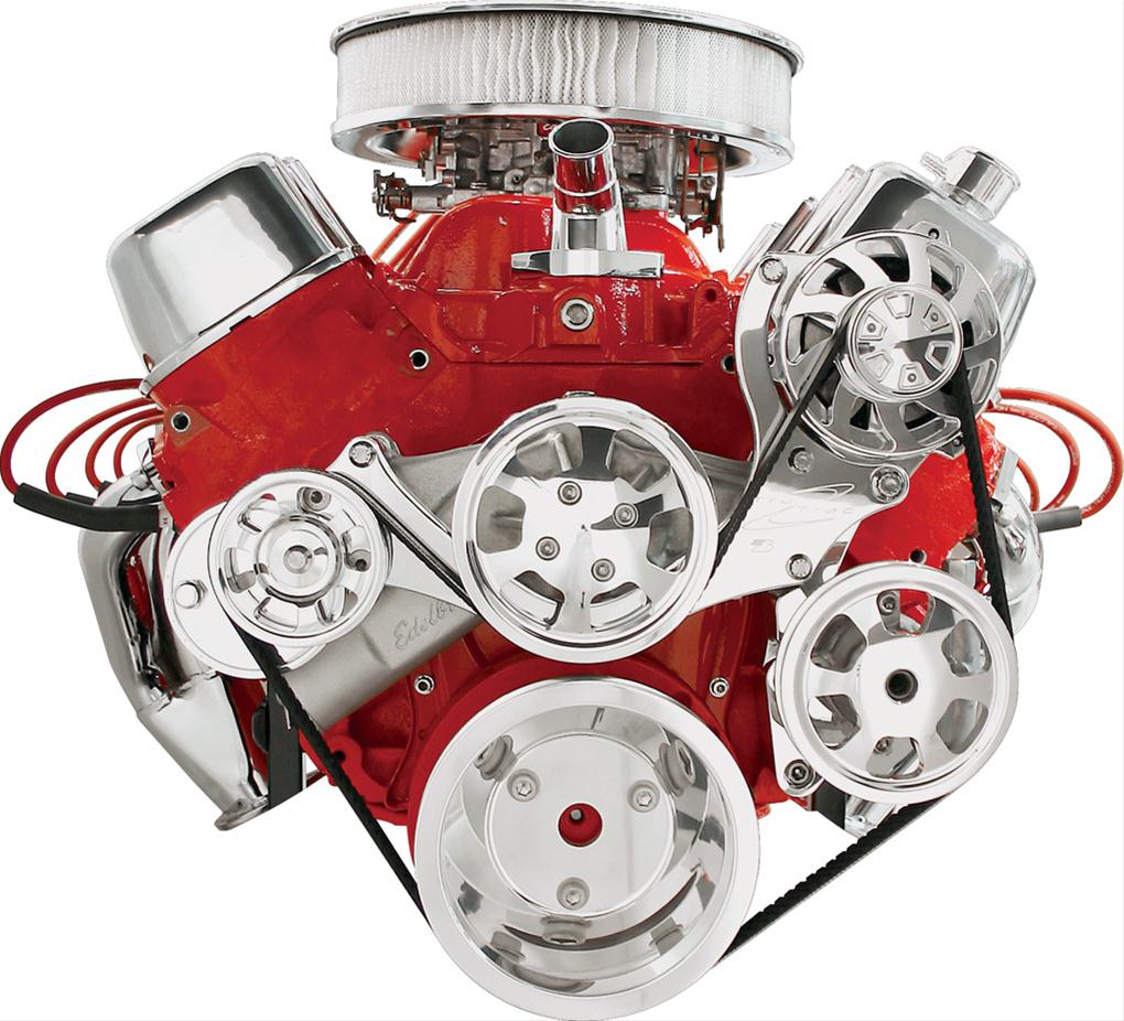 Billet Specialties Tru Trac Serpentine Systems without A/C 14225