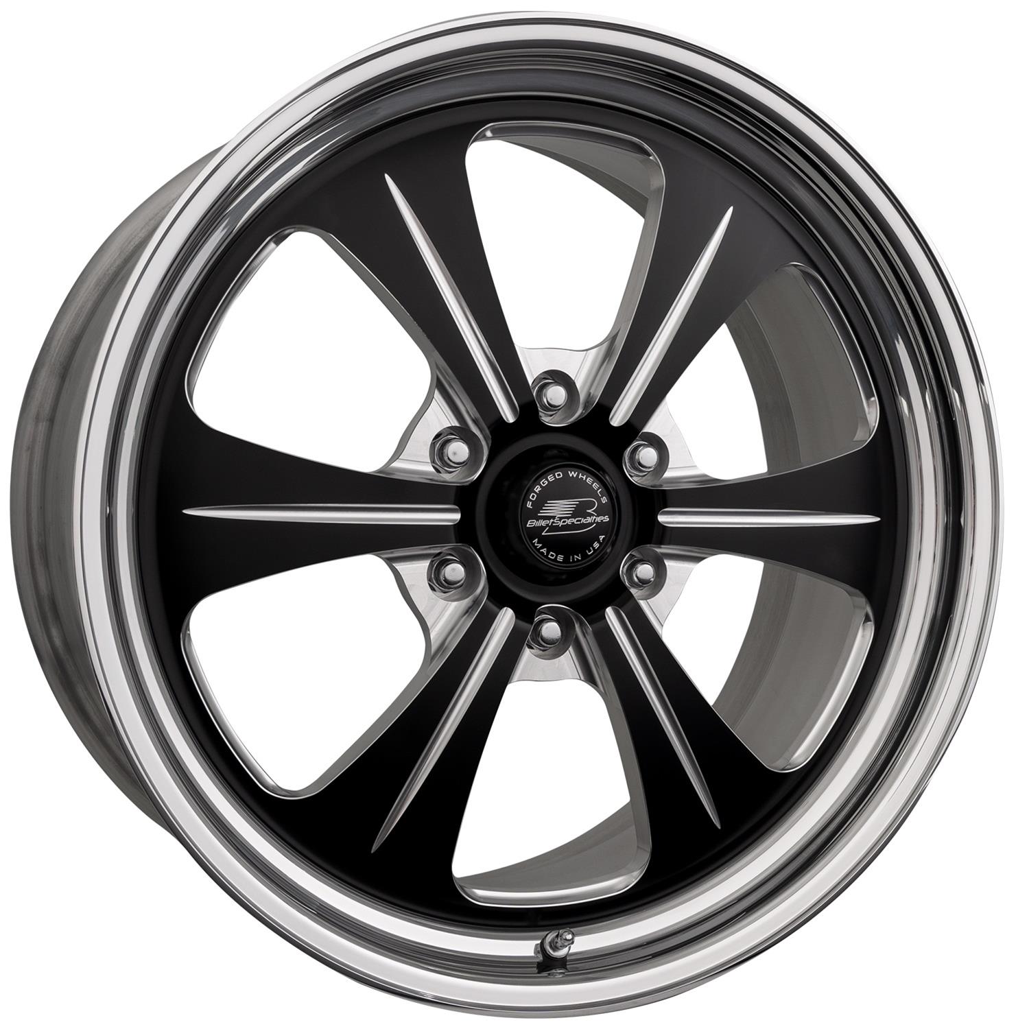 Billet Specialties AMC76 Fineline Black Satin Custom Order Wheels AMCB76711