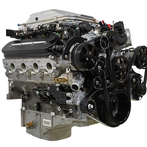 Billet Specialties Tru Trac Serpentine Systems with A/C BLK13410
