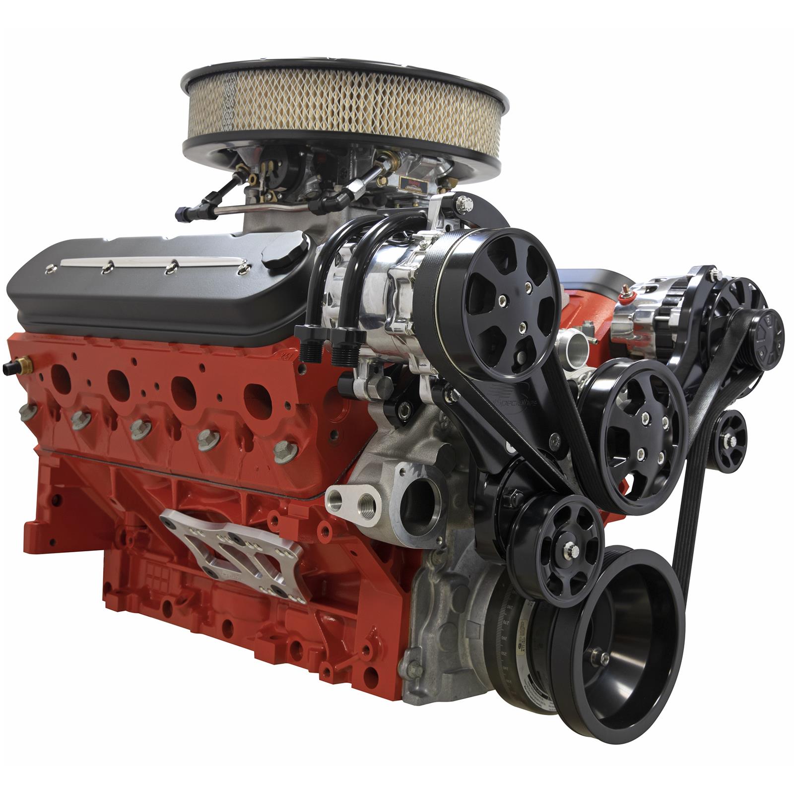 Billet Specialties Tru Trac Serpentine Systems with A/C BLK13490