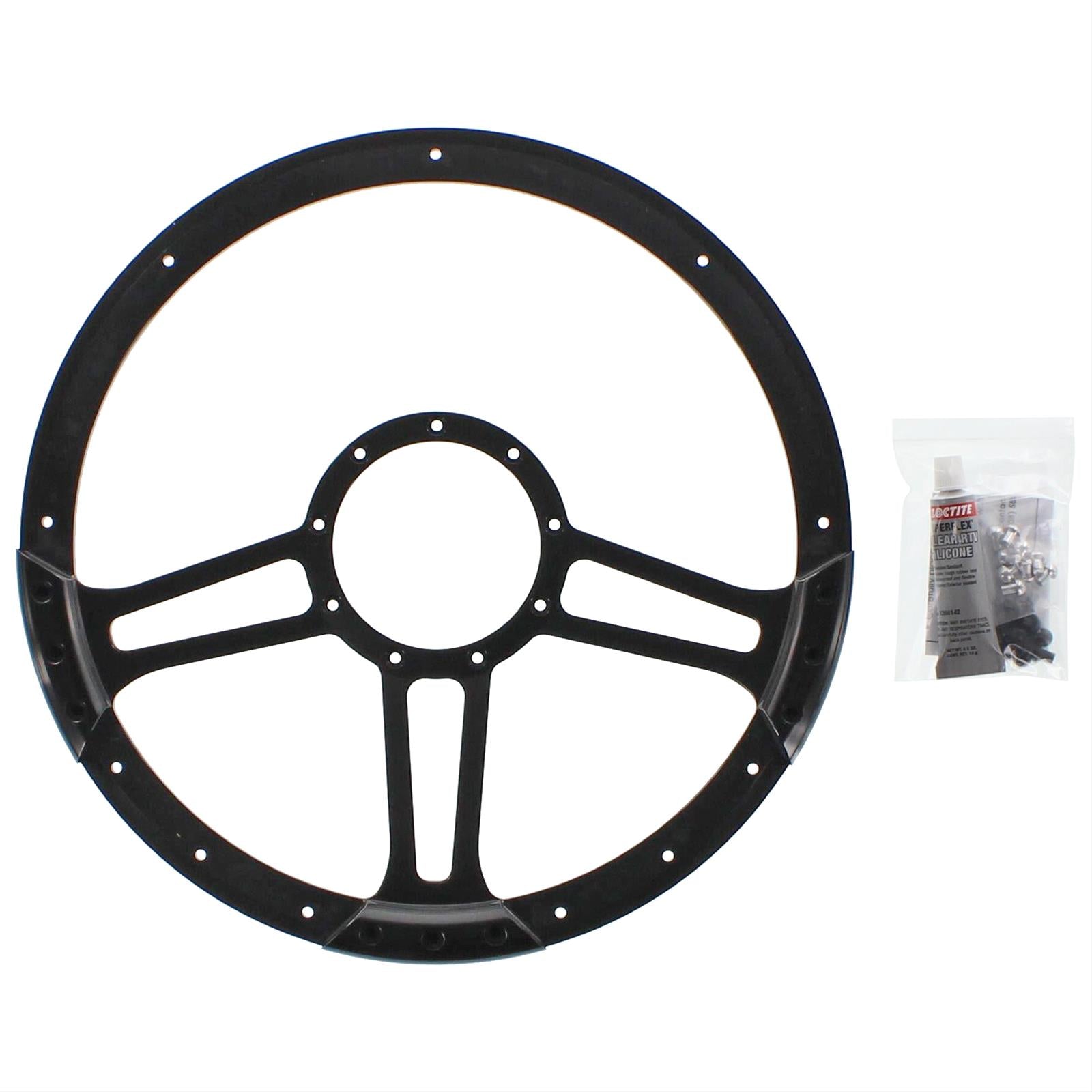 Billet Specialties Half-Wrap Steering Wheels BLK29263