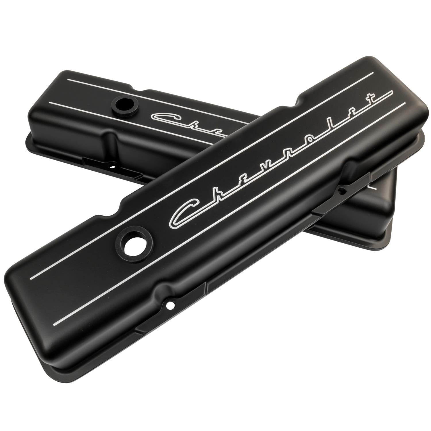 Billet Specialties Diecast Aluminum Valve Covers BLK95123