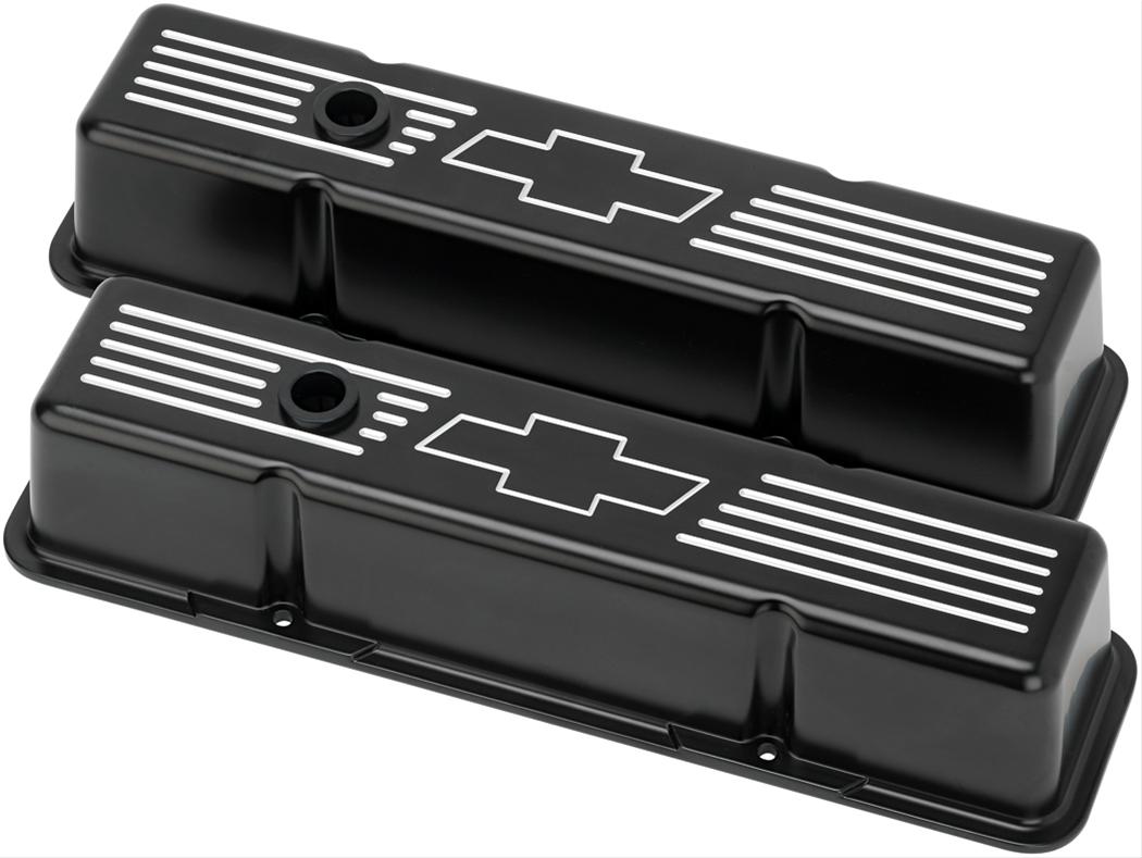 Billet Specialties Diecast Aluminum Valve Covers BLK95221