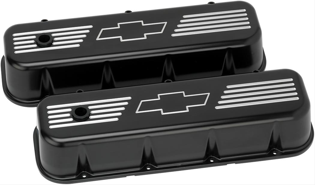 Billet Specialties Diecast Aluminum Valve Covers BLK96121