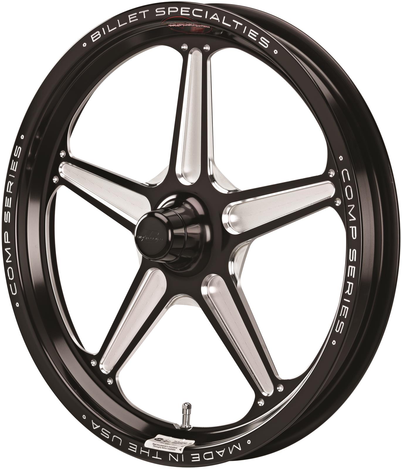 Billet Specialties Comp 5 Series Black Wheels CSFB37456127