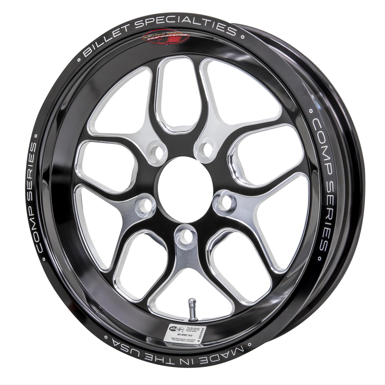 Billet Specialties Comp 7 Series Black Wheels CSFB75356117