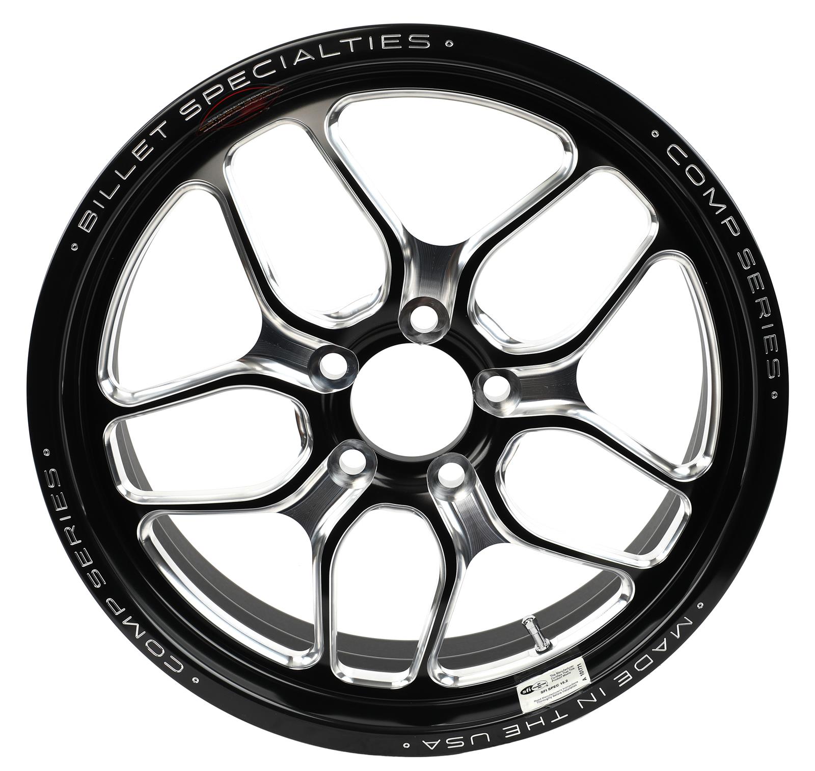 Billet Specialties Comp 7 Series Black Wheels CSFB77456527
